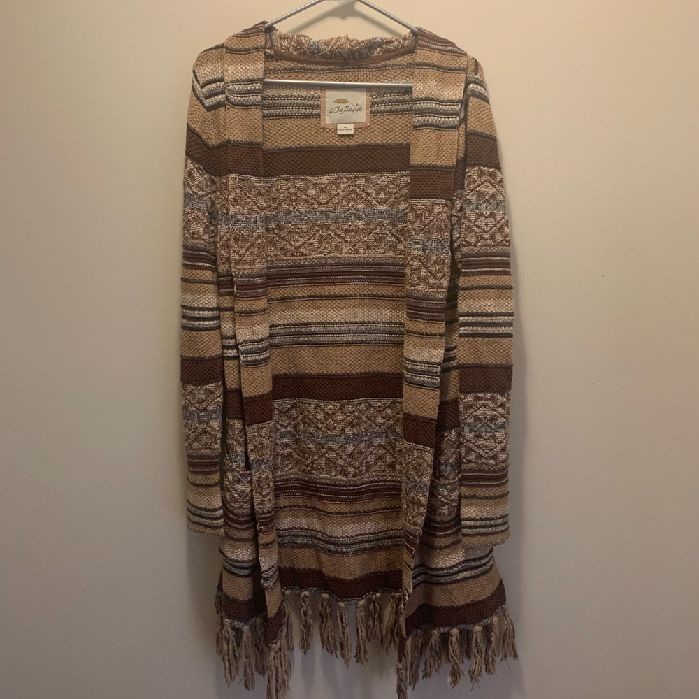 🔮KNEE LENGTH BOHO SWEATER CARTIGAN🔮 Size: XS